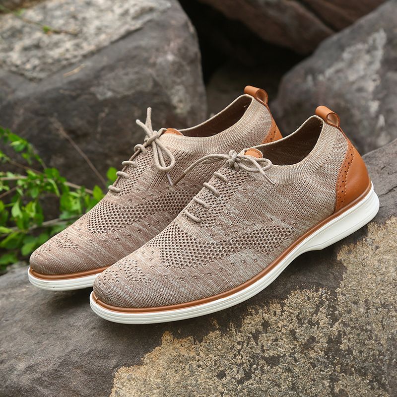 Scarpe formali da uomo 2025, stringate, casual, leggere, antiscivolo, morbide, con suola larga, taglia EU 45_voghion.com
