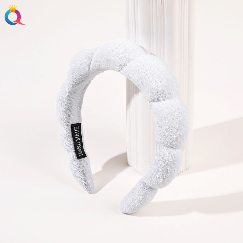 Fascia per capelli da spa - Fascia per capelli in spugna con morbida schiuma per chioma alta, trucco e cura della pelle_voghion.com