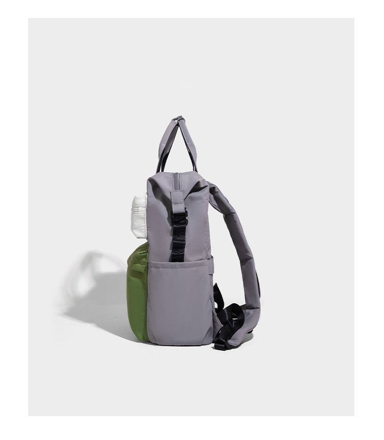 Sommer Neue College-Studenten Farbkollision Multi-Tasche Leichte Outdoor-Mode Herren Reiserucksäcke_voghion.com