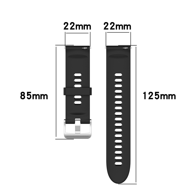 22mm Officiële Siliconen Vervangen Bandjes voor Xiaomi Mi Horloge Kleur Sport Editie band voor Mi Horloge Kleur Armband horlogebanden Correa_voghion.com