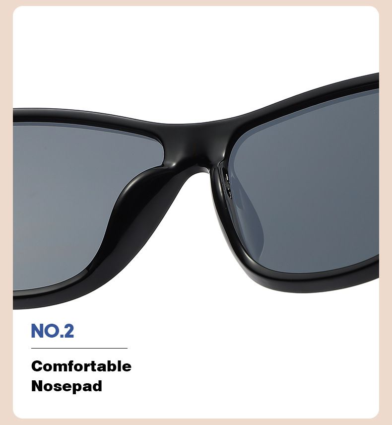 2022 Nova Power On Key Pattern Športna na prostem Kolesarska sončna očala Velik okvir Pisana enodelna očala_voghion.com