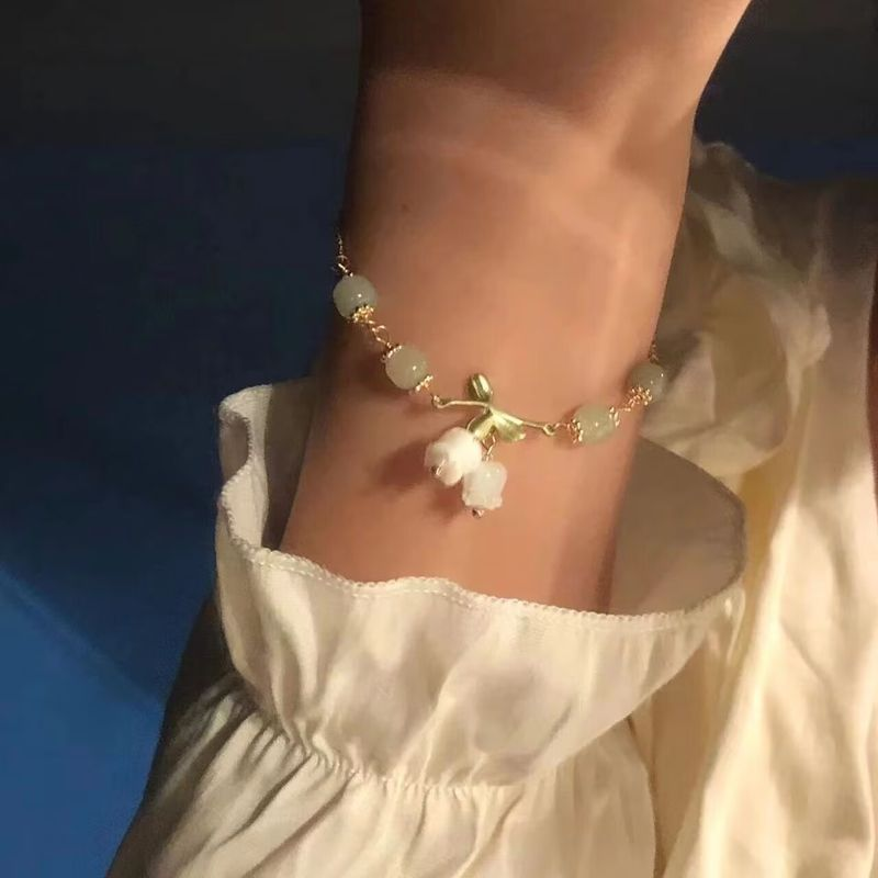 Nouveau bracelet Glan Wer pour femme, pendentif unique, bracelet en jade réglable, cadeau idéal pour la meilleure amie_voghion.com