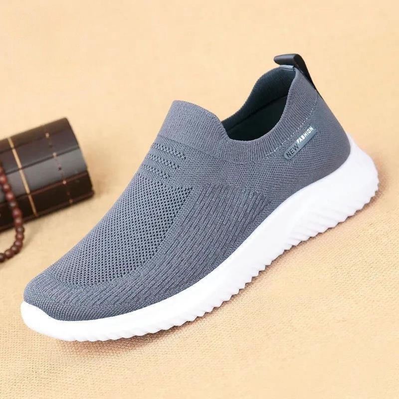 Euro Step New Spring Breathable Casual Running Korean Style Trendy Sneakers Men's Sports Shoes_voghion.com