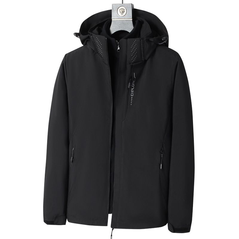 Nuevo Abrigo con capucha a la moda para hombre y mujer, traje de Montañismo impermeable a prueba de viento, primavera y otoño_voghion.com