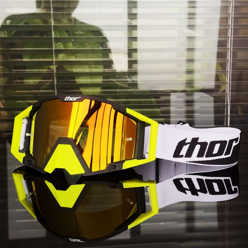 Lunettes de protection pour casque de moto Thor, coupe-vent, transparentes, pour machine_voghion.com
