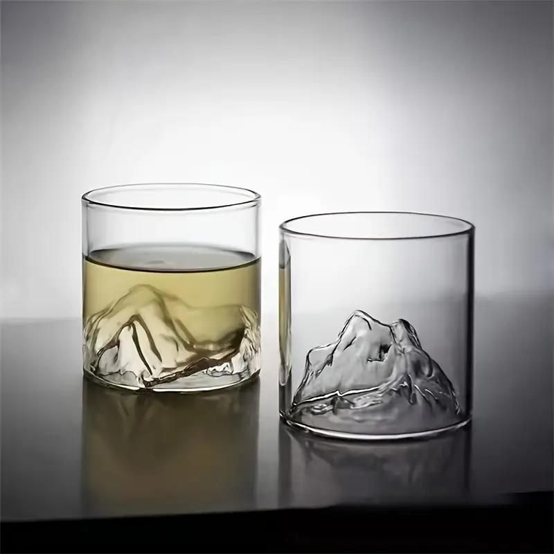180/300ml Whiskey Glasses Mount Japanese Whiskey Glasses Fuji-Mount Drinking Glass Mountain Water Glass Drinking Glass Mug Cup_voghion.com