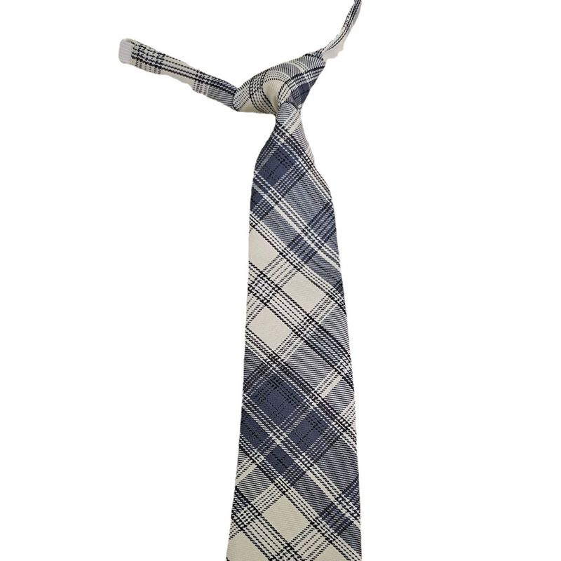 JK Tie Gentle Blade Framboos Zwarte Thee IJs Blauw Rood Geruit Formeel Pak Mode Werkplek_voghion.com