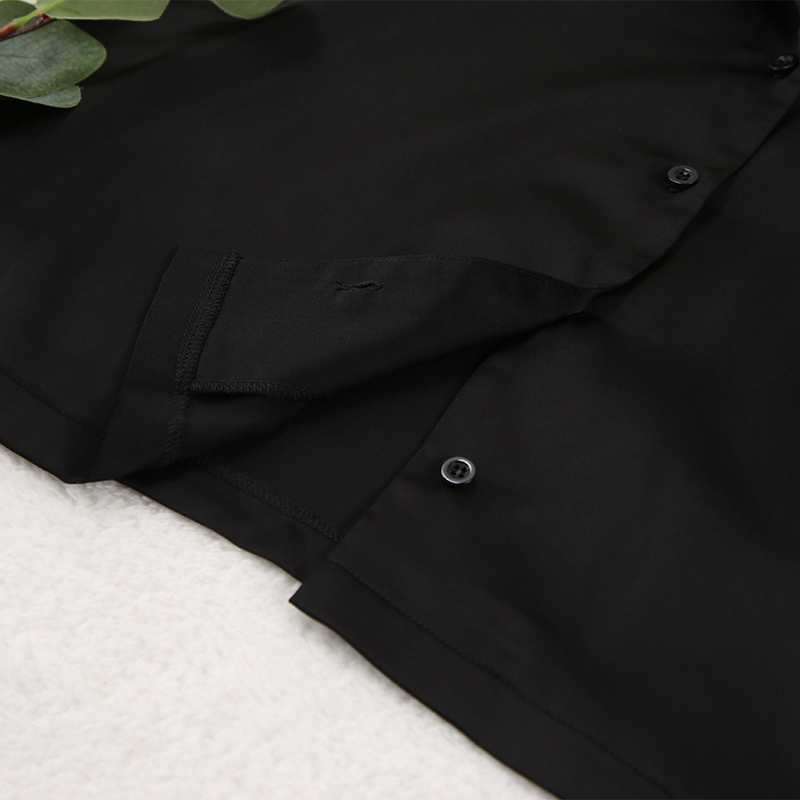 Women's solid color coat pantsuit_voghion.com