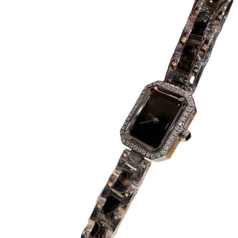Nuovo orologio da donna in ceramica al quarzo semplice da donna_voghion.com