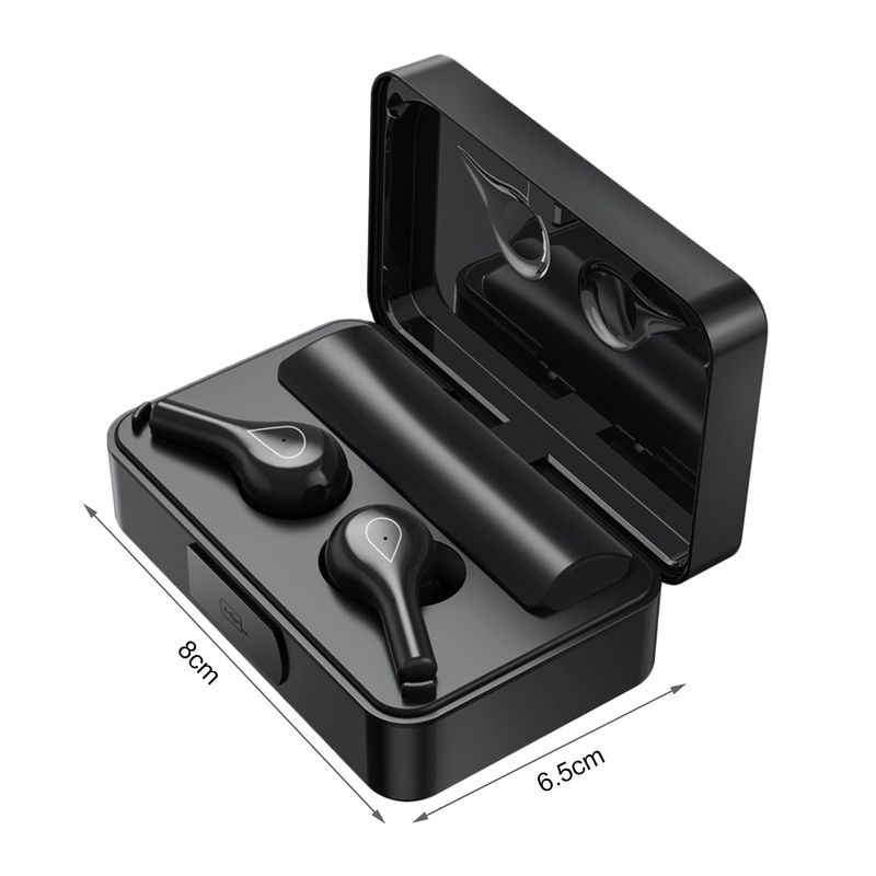 F18 Earphone Bluetooth-compatible 5.2 Noise Reduction Rechargeable Wireless Earpieces for Phone_voghion.com