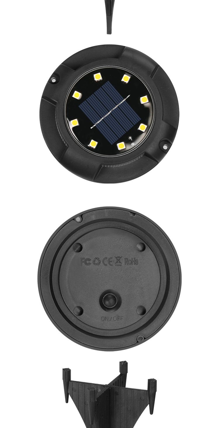Solar Garden Lights Outdoor Waterproof LED Landscape Lighting For Patio Lawn Yard Decoration With Multi-Color Options_voghion.com
