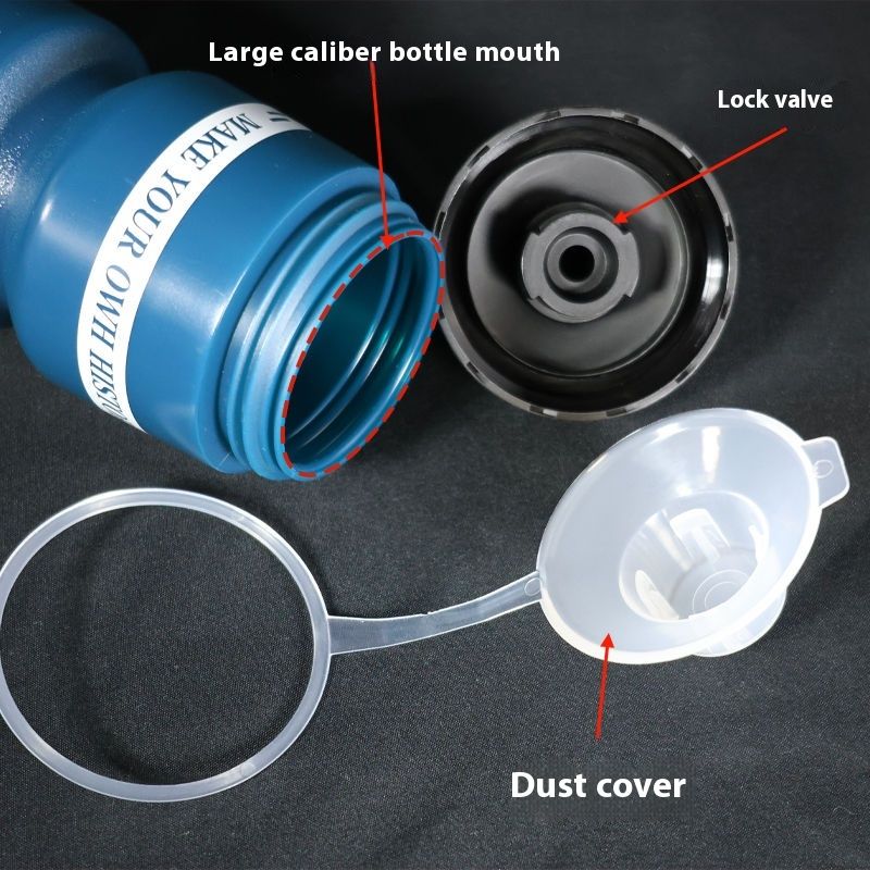 Bouteille de sport pour vélo en PP de qualité alimentaire, grande capacité, sac banane pour course à pied en plein air, tasse universelle_voghion.com