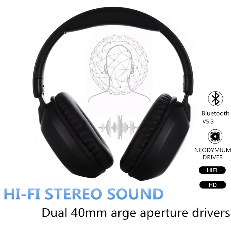 NOVE SODO SD1102 bežične slušalice 5.3" sklopive stereo slušalice preko uha, Bluetooth slušalice_voghion.com