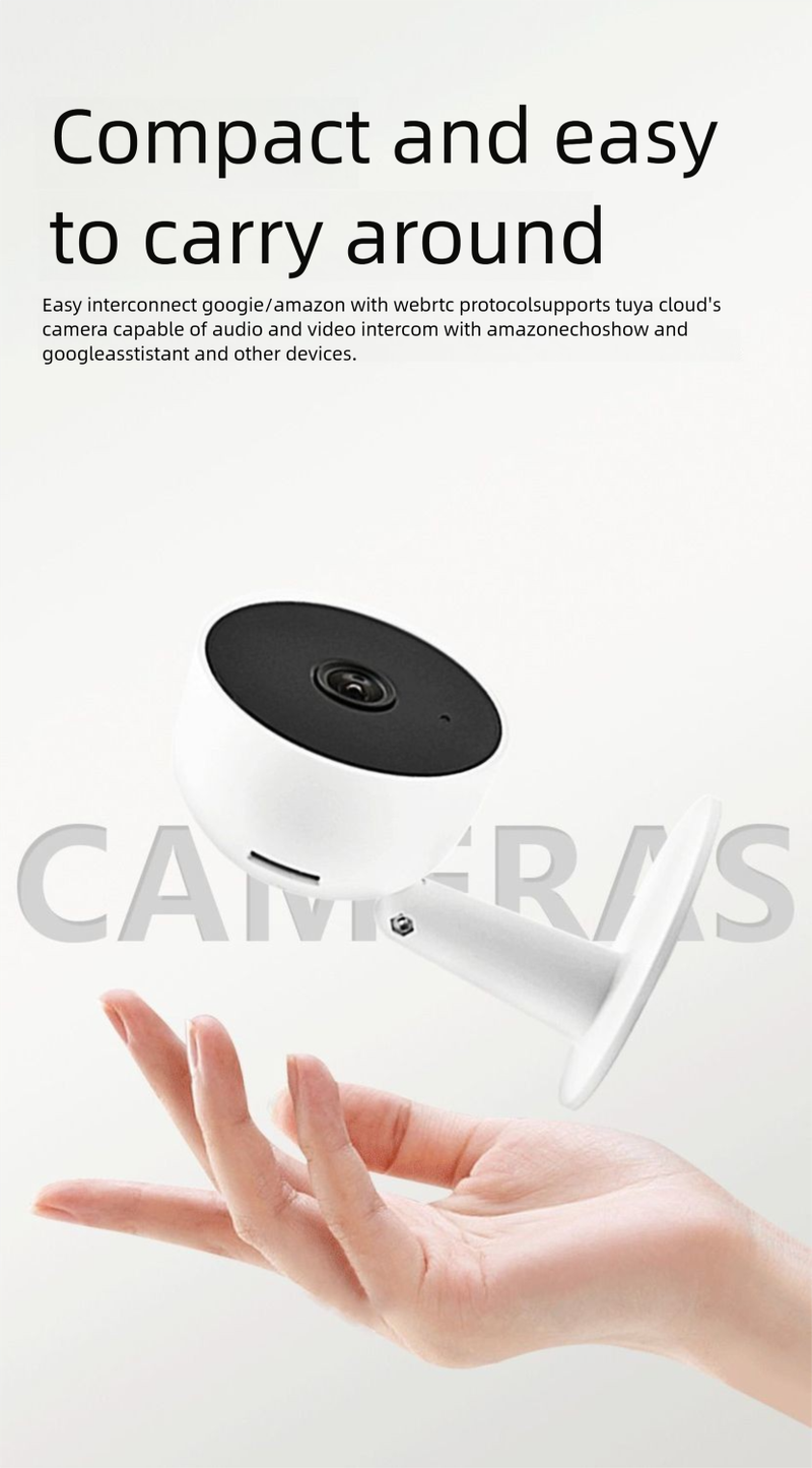 Telecamera di sorveglianza intelligente wireless grandangolare 1080P in vendita calda, scheda di rete HD domestica con archiviazione cloud_voghion.com