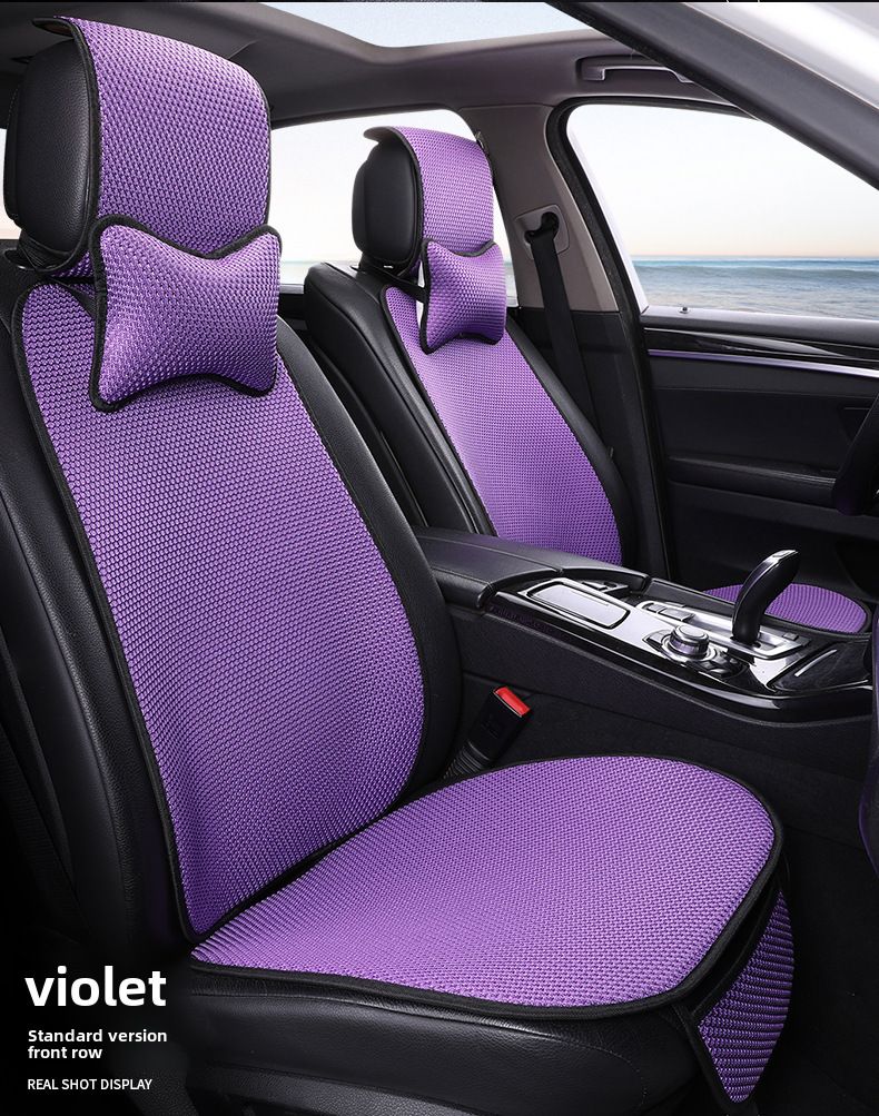 Zomer nieuwe ijs zijde autostoel kleine taille algemeen ademend antislip slijtvast_voghion.com