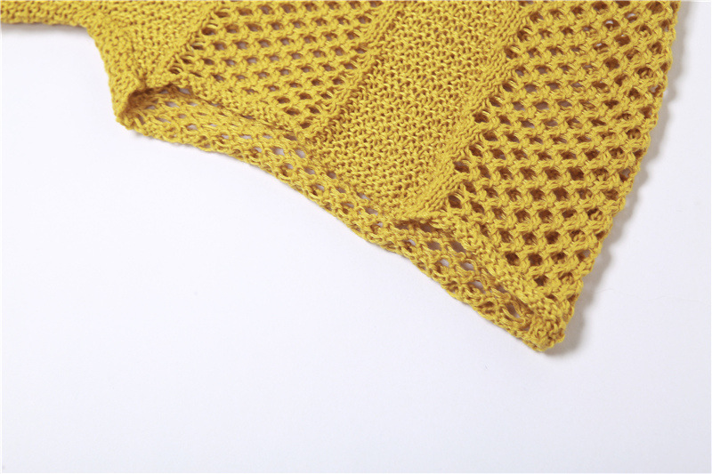 Pantaloncini da tuta casual a vita alta lavorati a maglia aderenti all'anca con collo basso e scavati sexy delle nuove donne dell'estate 2024_voghion.com