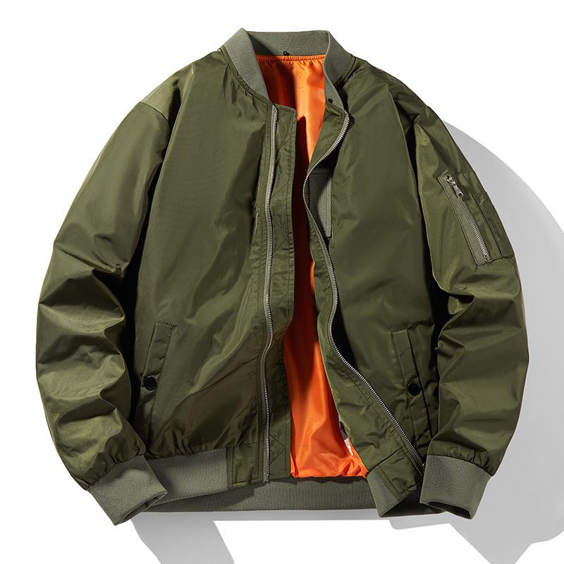 Autumn Winter Air Force Pilot Men's Coat American Loose And Trendy Baseball Jacket_voghion.com