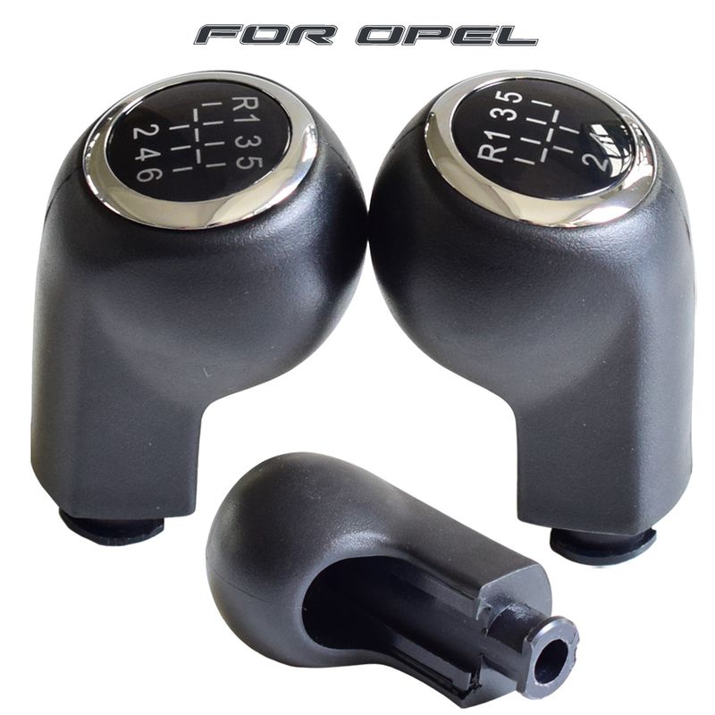 Pomello del cambio a sfera con leva del cambio per auto MT a 5 e 6 velocità per VAUXHALL ASTRA H 2005-2010/ZAFIRA B 2005-2014_voghion.com