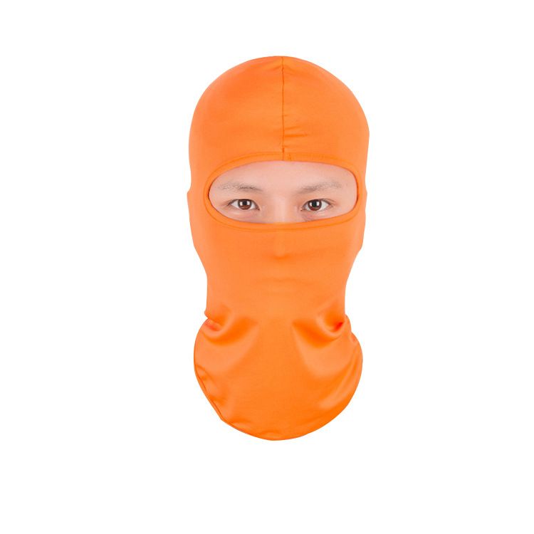 Maschera antivento con cappuccio in Lycra morbida LazyZoom per ciclismo all'aperto, bicicletta e moto. Protezione solare._voghion.com