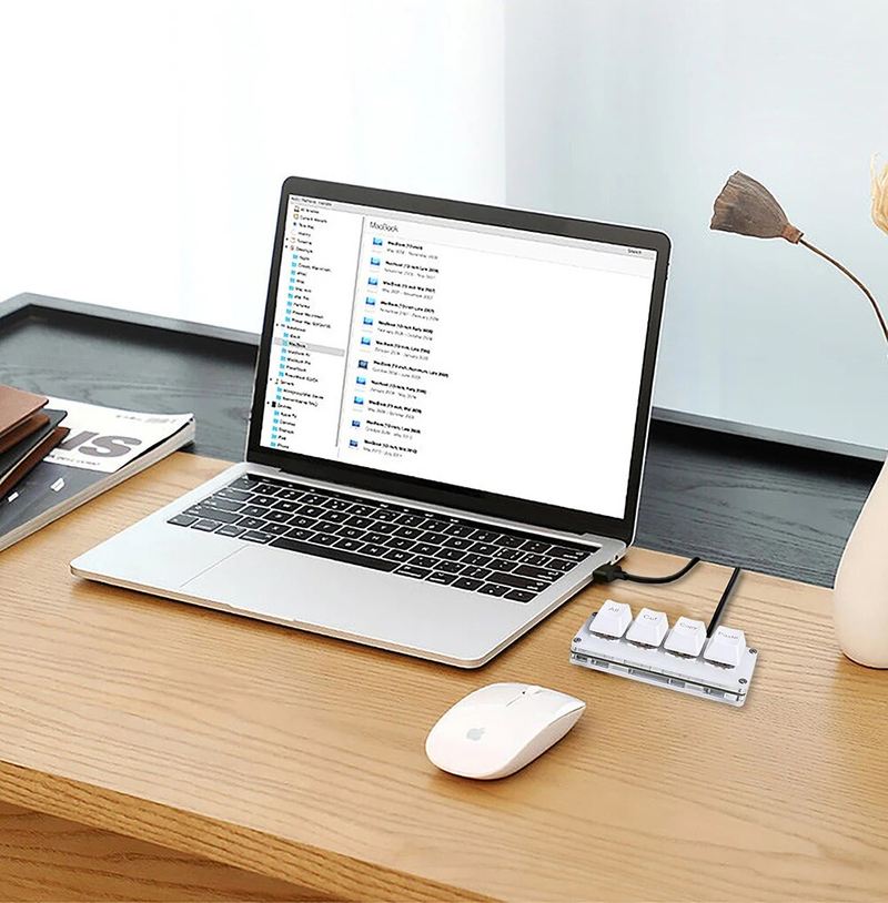Mini 4-Key Select All Cut Copy Paste ro Pad Ctrl A X C V Shortcut One Handedboard RGB Gaming Mechanicalboard OSU_voghion.com