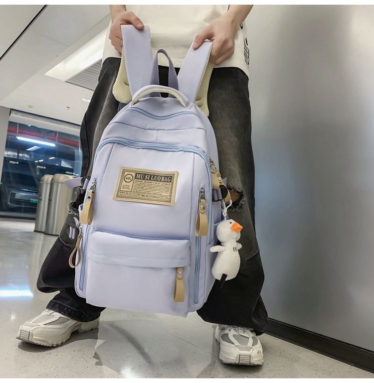 Zaino scolastico da uomo, grande capacità, per studenti, computer, zaino da scolaro, zaino per alleviare il peso delle ragazze_voghion.com