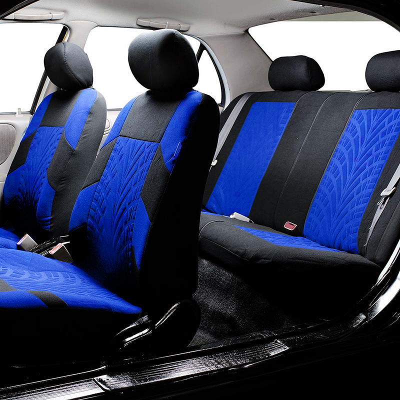 Fuzhongfu 9-Stéck Autositzbezich Set Komfort Sëtz Polyester Vir Heck Universal Passend Autositzbezich Komplett Set fir Auto SUV Minivan_voghion.com