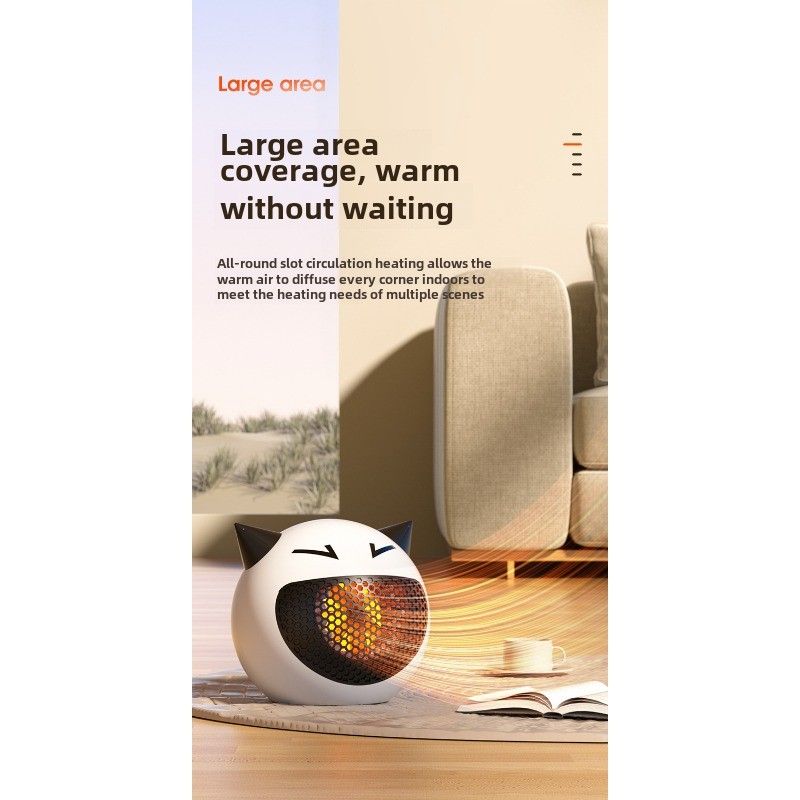Nuovi riscaldatori transfrontalieri statunitensi ed europei, riscaldatori da tavolo domestici, piccoli mini ventilatori creativi per ufficio_voghion.com