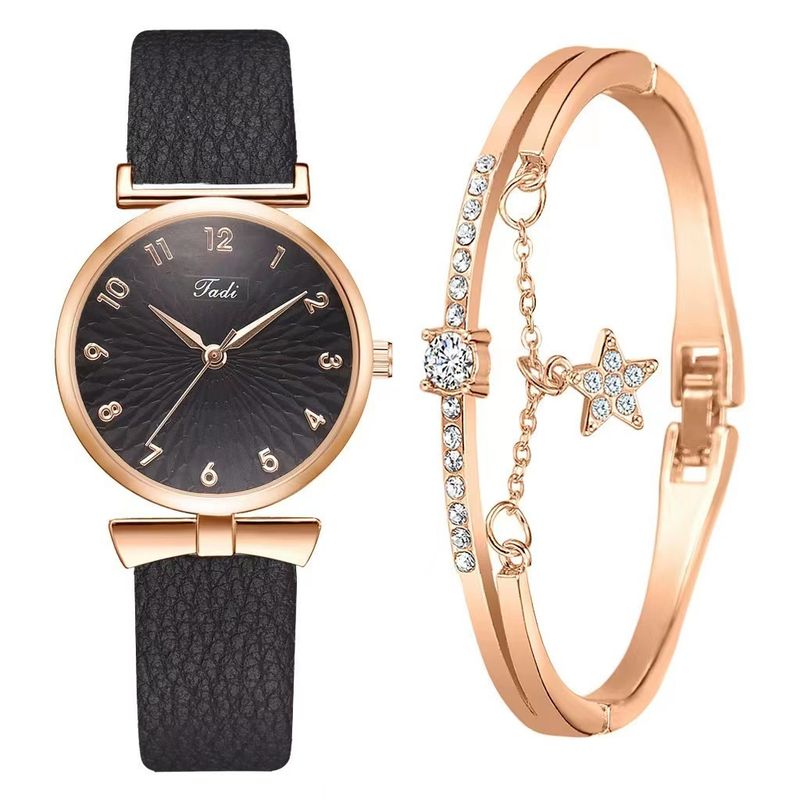 Mode simple numérique dames montre en gros montre pour femme ceinture quartz polyvalent tournesol montre femme_voghion.com
