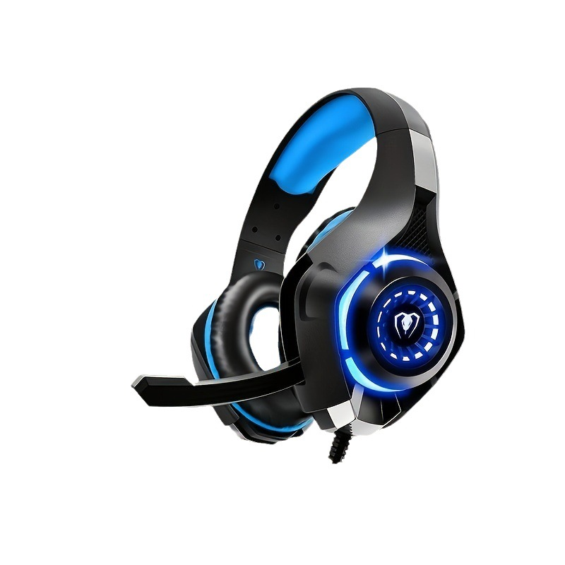 Gaming-kablede glødende RGB-øretelefoner 7.1-kanals USB-interface på grund af lige skrivebord_voghion.com