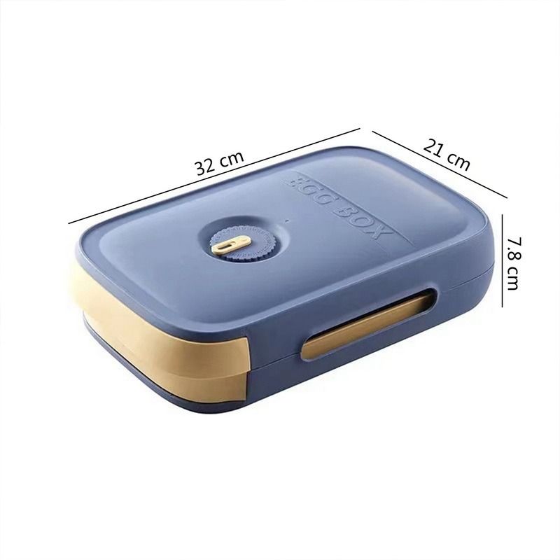 2pcs Refrigerator Egg Storage Box Kitchen Drawer Organizer Fresh Keeping Egg Holder Household Stackable Food Container Case Holder For Kitchen_voghion.com