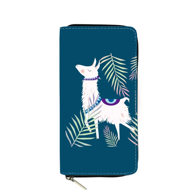 Baby Christmas elk Alpaca Print Coin Purse cartoon Xmas deer Alpacasso children wallet 12 styles women Hand bags C5223_voghion.com