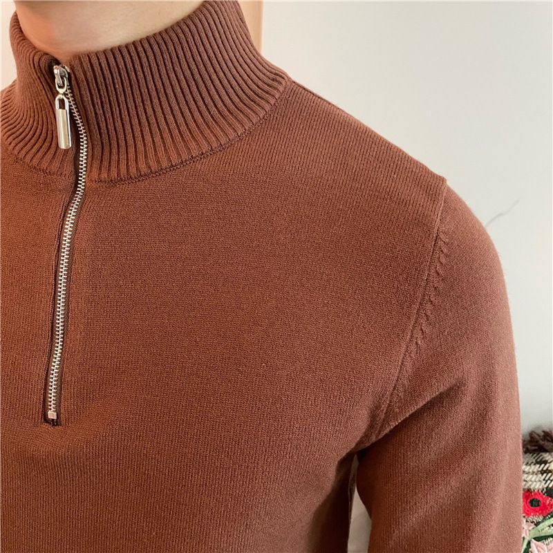 Maglione da uomo, camicia da uomo slim fit tinta unita_voghion.com