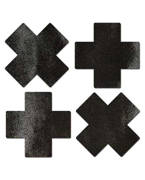 Pastease Petites Liquid Cross Black Pack Of 2 O/S_voghion.com