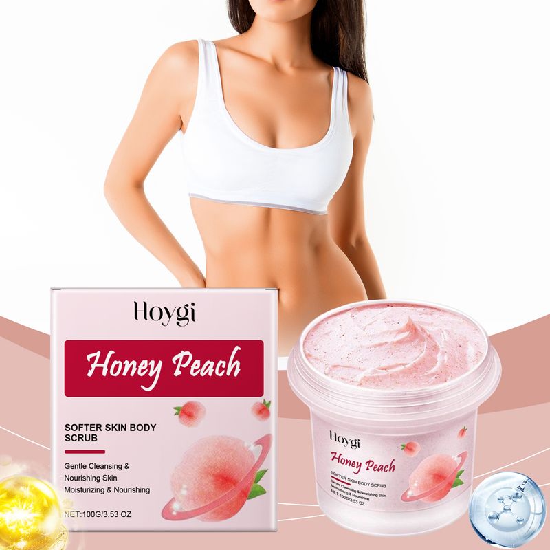 Hoygi Body Scrub Gentle Exfoliating Cleanser Moisturizing Shiny Smooth Body Scrub_voghion.com
