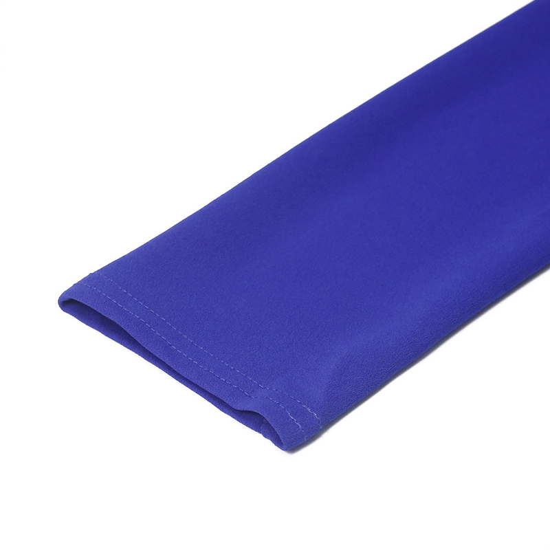 Vestido largo irregular ajustado de talla grande para mujer, vestido de un solo hombro, vestido largo musulmán_voghion.com