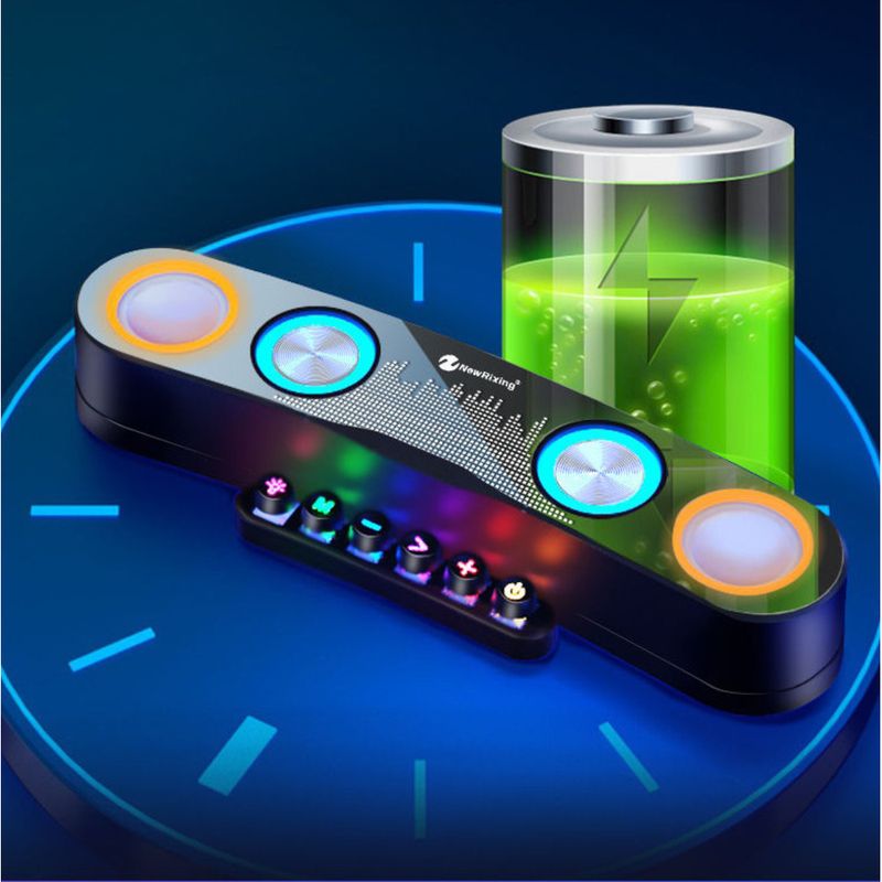 E-Sports Bluetooth Subwoofer Hoogwaardig geluid Groot volume Computer Desktop Speaker Sfeervolle lichtluidspreker_voghion.com