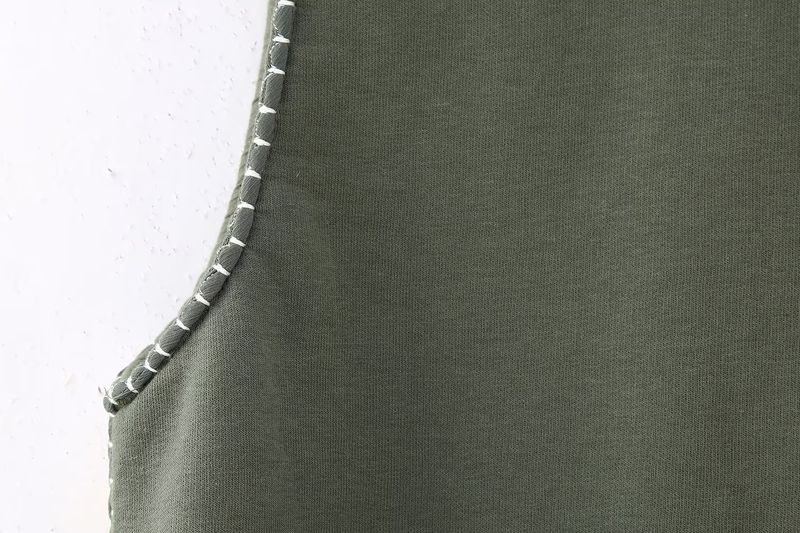 Damenbekleidung 2023 Herbst neuer Stil hohle Stickerei Baumwollweste_voghion.com