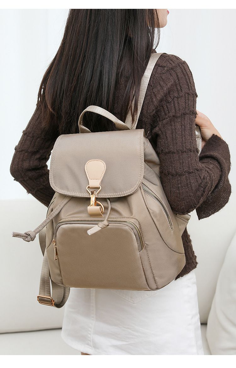 Backpack Retro Canvas Travel Backpack Student Backpack Casual Simple Large Capacity Versatile Bag_voghion.com