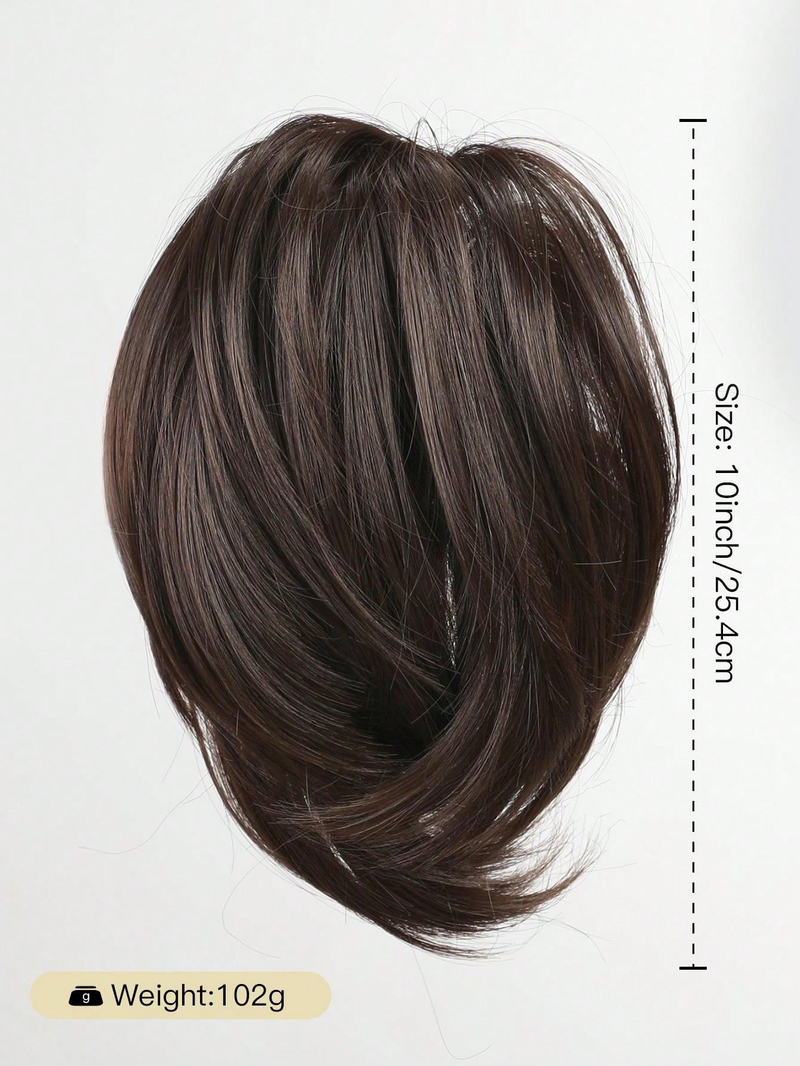 Pezzo disordinato Panino a cascata Clip in artiglio Chignon Coda di cavallo Posticci Estensioni dei capelli sintetici arruffati Scrunchie_voghion.com