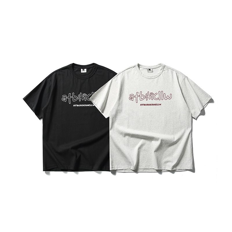 Southern Dress Up 2025 Summer New Style Trendy Printed Casual Round Neck Short Neutral Loose T-shirt For Men_voghion.com