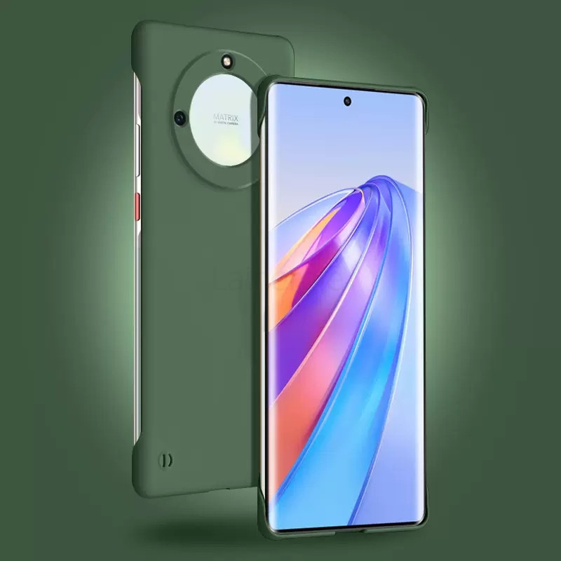 Custodia rigida opaca per PC posteriore senza cornice in pelle sottile per Honor X9A HonorX9A 5G Custodia antiurto Fundas Coque_voghion.com