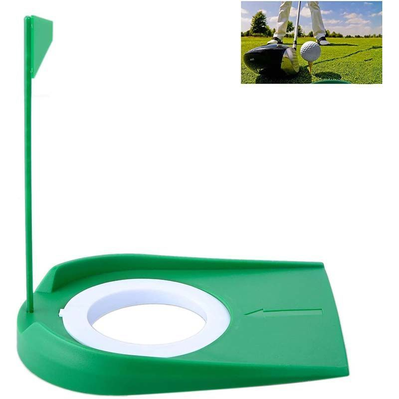 Putter da golf per interni ed esterni Praconer Green Plate con bandiera_voghion.com