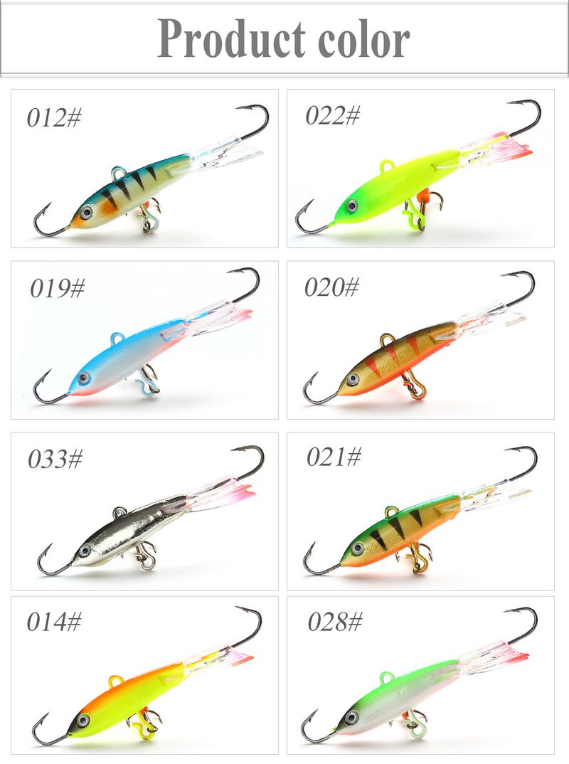 Attrezzatura da pesca con esca artificiale bionica da 12 g/93 mm e gancio per ghiaccio_voghion.com