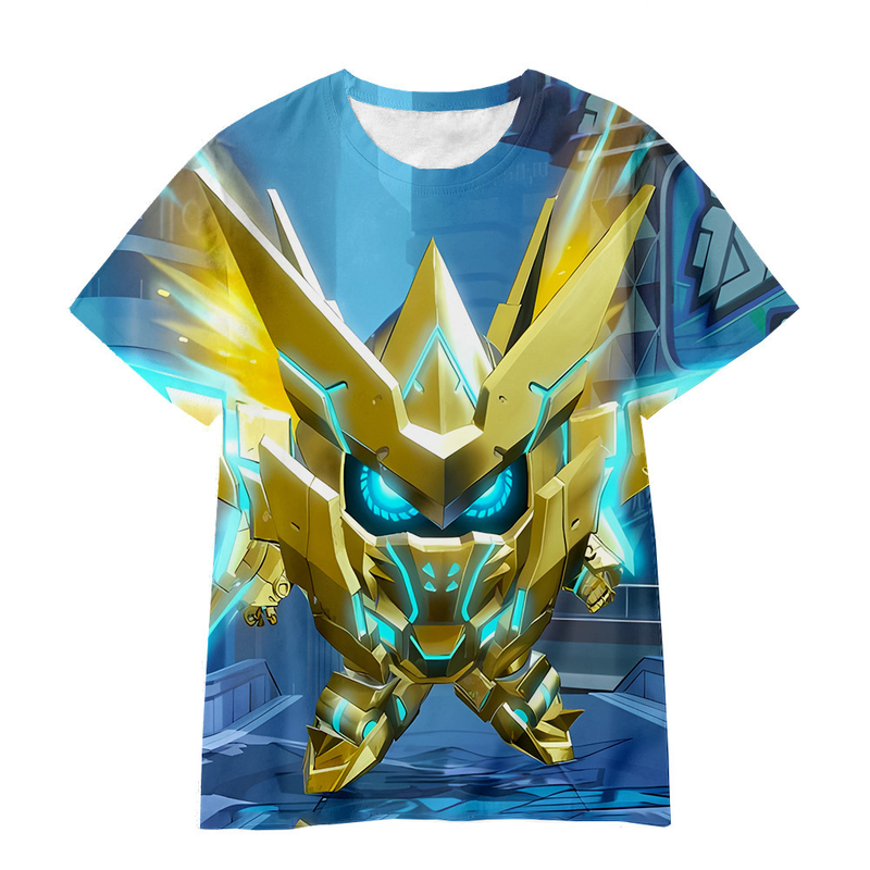 Eladó rajzfilmfigura Egg Party 3D digitális nyomtatású aranyos, lélegző póló_voghion.com