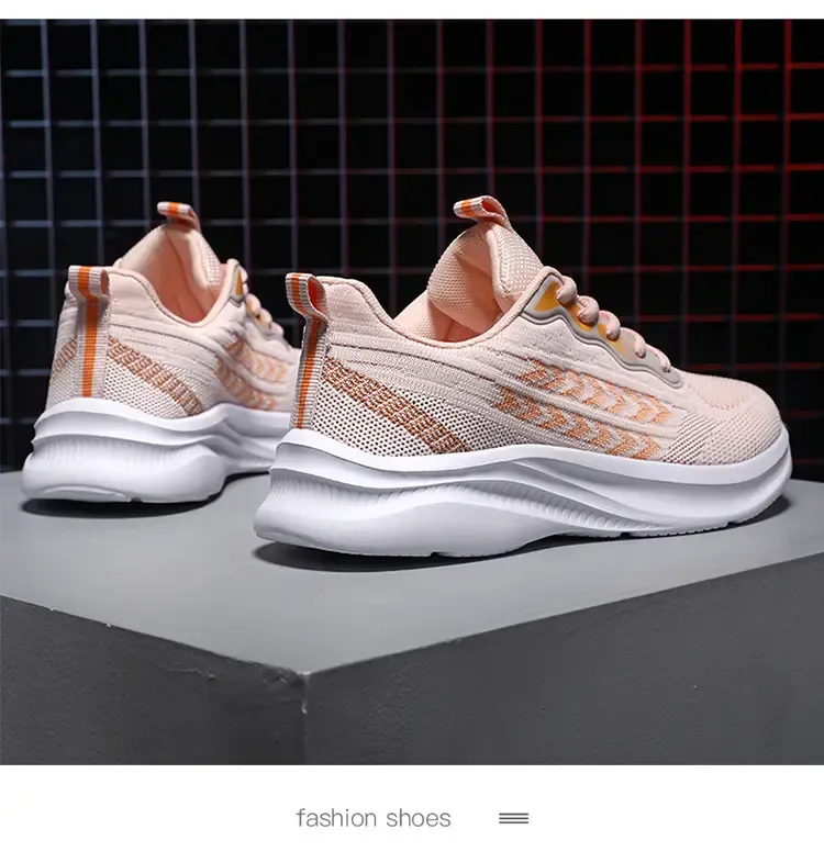 Nuove scarpe sportive da donna estive da tennis in rete traspirante con suola spessa, scarpe da jogging casual resistenti all'usura per l'allenamento all'aperto_voghion.com