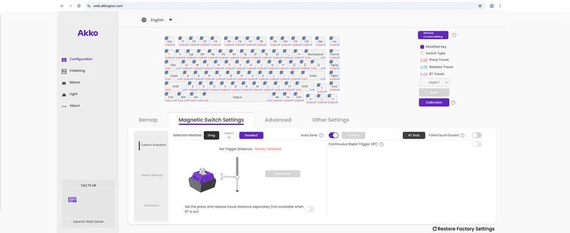 75% Gaming Keyboard With Magnetic Switches, Rapid Trigger, 0.005mm, 8K RGB Wired Esports Custom Keyboard For Gamers_voghion.com