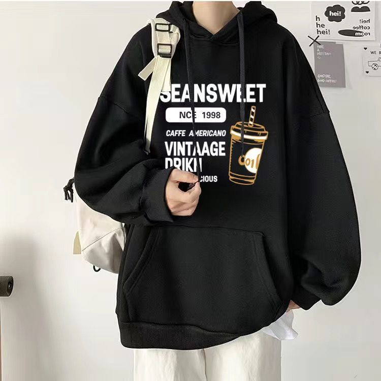Autumn American Hoodie Men's Versatile Thin Coat Trendy Ins Student Long Sleeve Plush Top Shirt 12_voghion.com