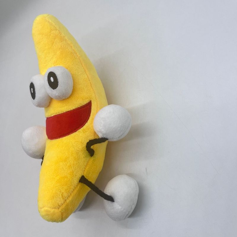 Brain Bear Game Shovelware Plush Toy Soft And Cuddly Yellow Stuffed Banana Animal_voghion.com