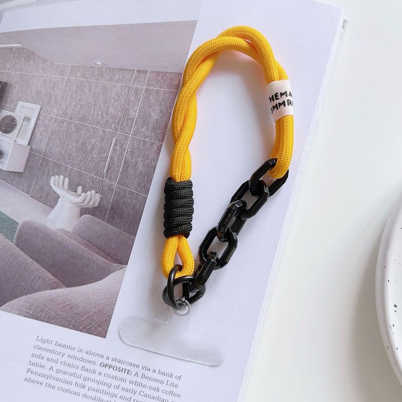 Σχοινί χειρός ντοπαμίνης, θήκη κινητού τηλεφώνου, κορδόνι, κοντό σχοινί, φορητό βραχιόλι καρπού, αλυσίδα anti-lost, μενταγιόν, μενταγιόν._voghion.com