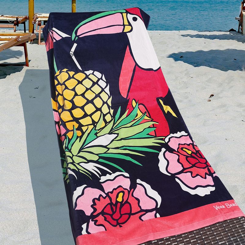 Thickened RYYD Pure Beach Printing Soft Water Absorbent Enlarged Swimming Cotton Bath Towel 170*85 170*85 170*85 170*85_voghion.com